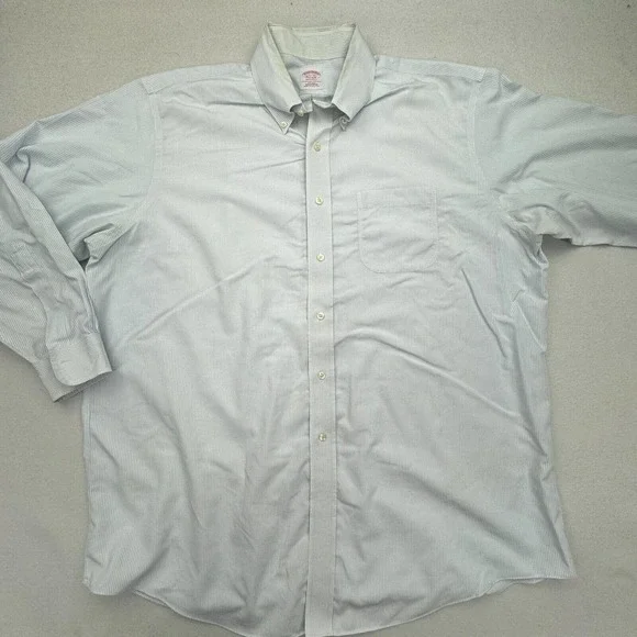 Brooks Brothers Mens Button Down Dress Shirts Lot of 2 Madison 17.5 - 34 - Picture 2 of 12